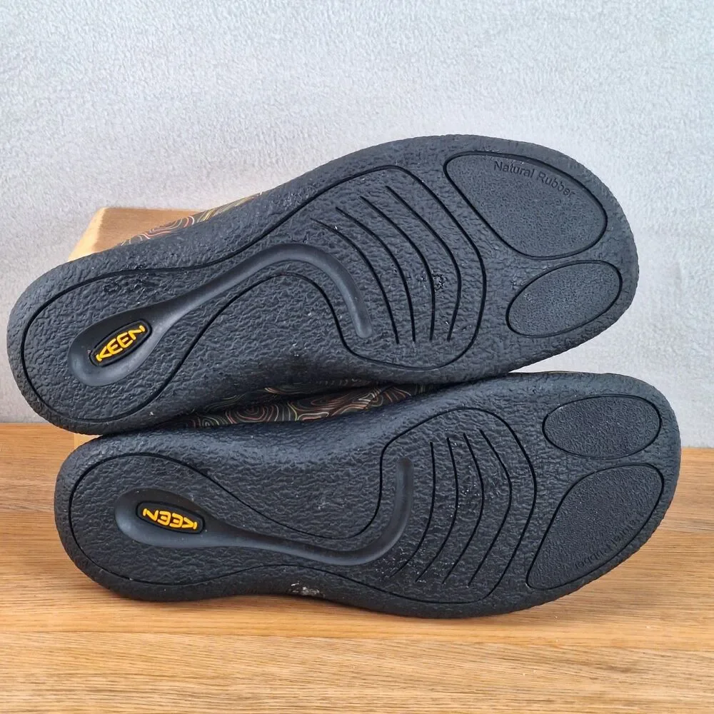 Keen Men's 9.5 Howser III Slip On Slide Charcoal Green Topo Clog  Comfort Shoe